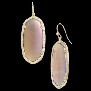 Kendra Scott Danielle Gold Earrings in Iridescent Agate